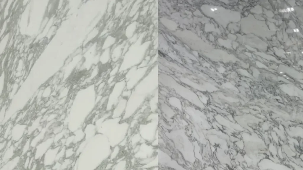 Arabescato white quartz stone