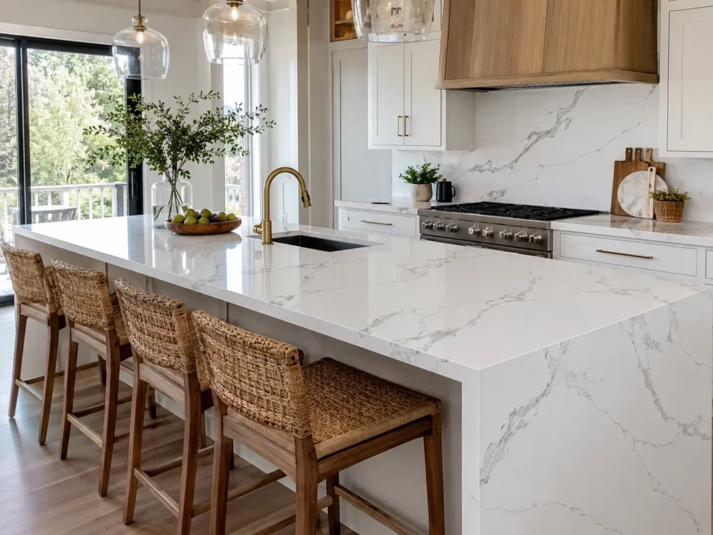 Artificial Quartz Kitchen Countertop