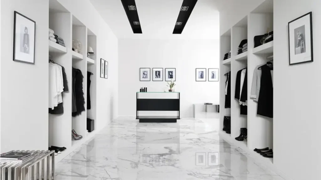 Calacatta White Quartz Stone Application
