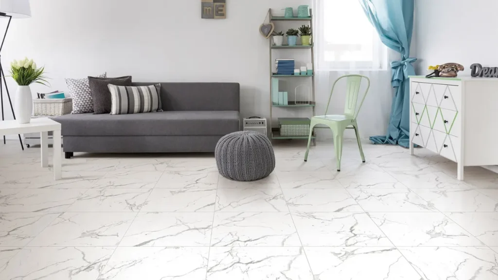 Calacatta White Quartz Stone Residential Project