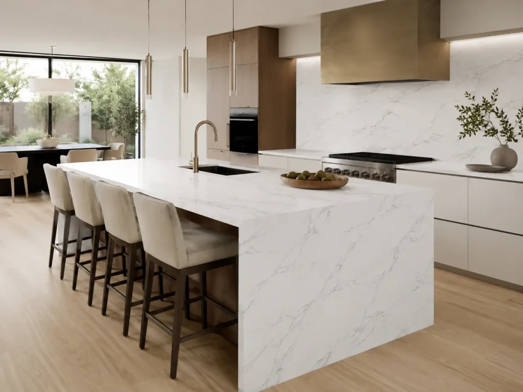 Carrara Venato quartz Application
