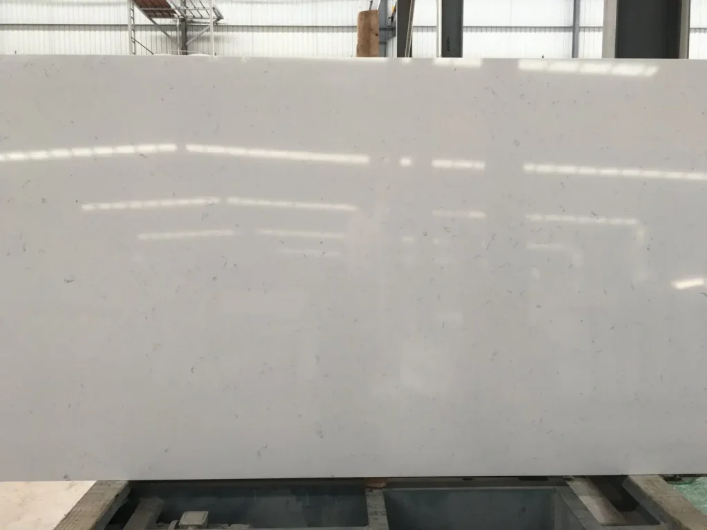 Carrara White Quartz Countertop Surface