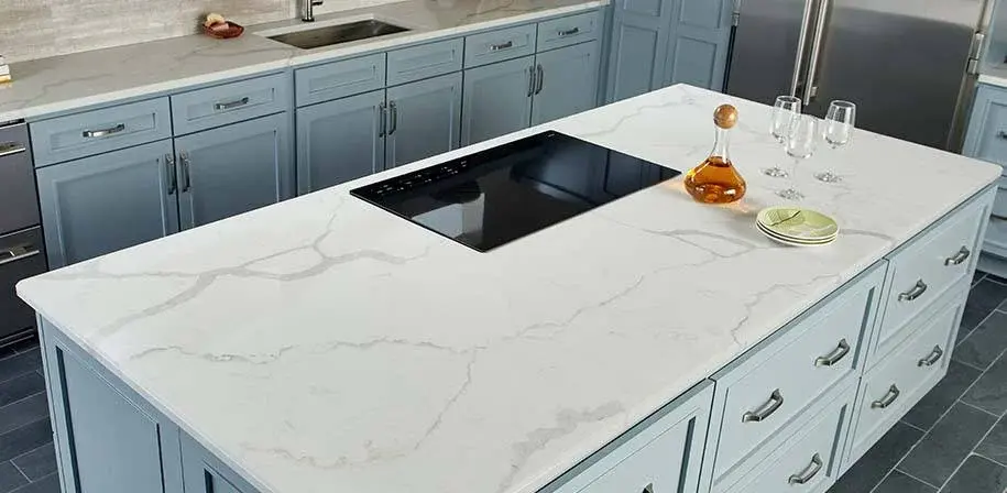 Quartz Stone Kitchen Top Factory Slab