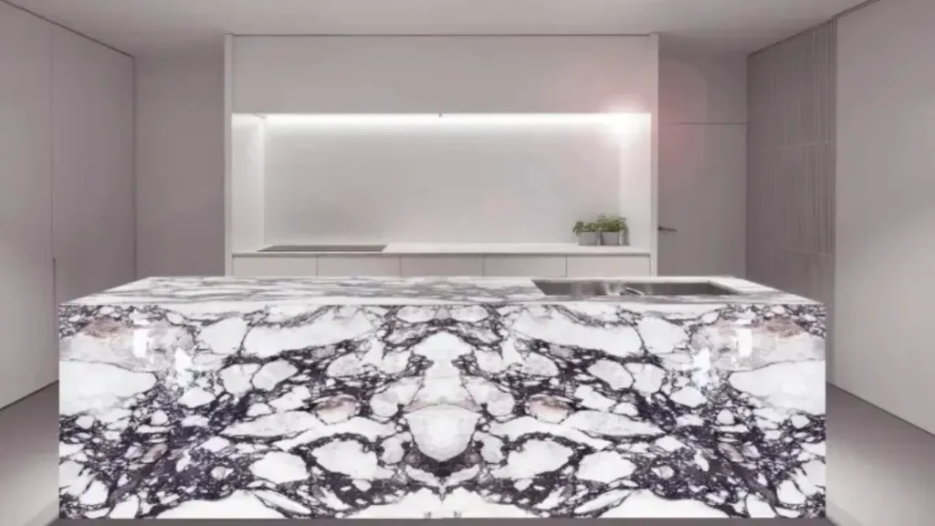 Quartz stone white calacatta viola Application