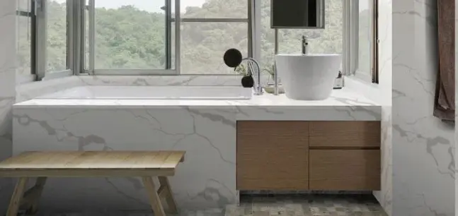 solid white quartz countertops