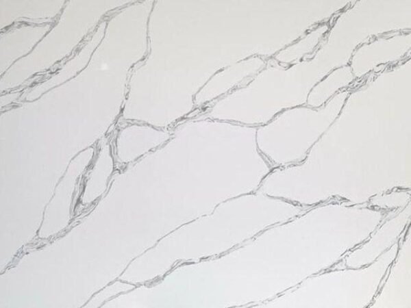 calacatta quartz with black veins
