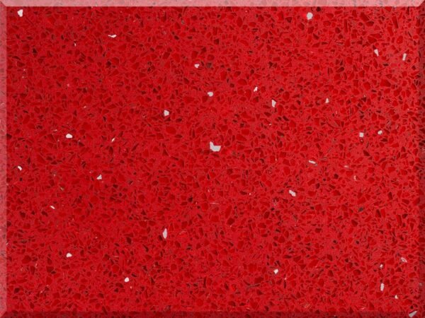 Crystal red quartz stone