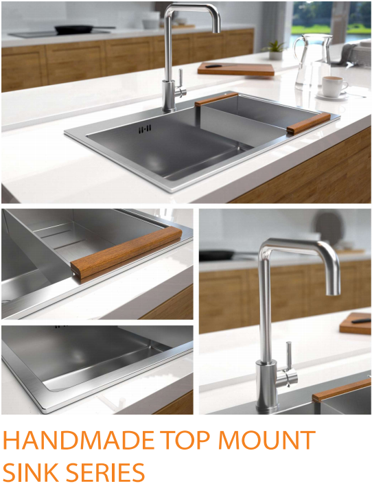 Handmade Top mount Sinks