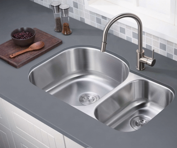 Drop-in Double Bowl Stainless Steel Kitchen Sink