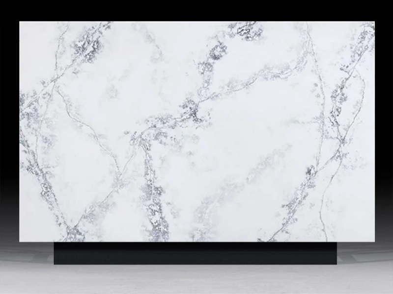 Artificial Quartz Slab Calacatta Black Quartz Stone Black Stone Polished Solid Surface Quartz Slab