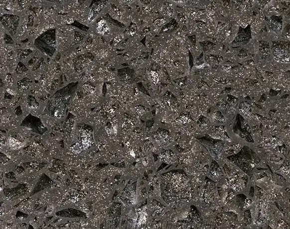 Crystal Shining Dark Gray Quartz