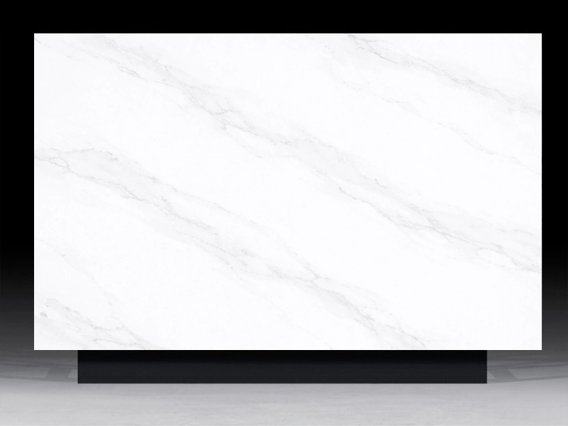 Icy Alpine white quartz stone