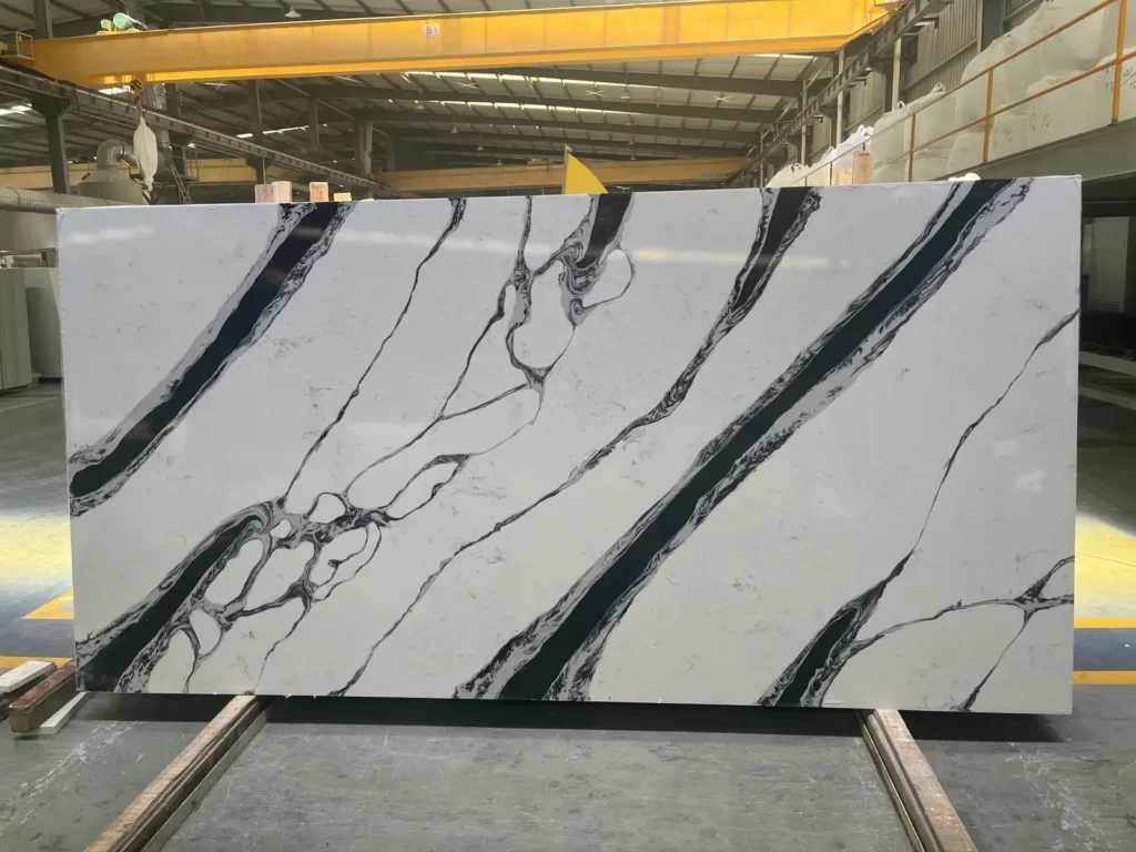 Panda White Quartz Stone Slab