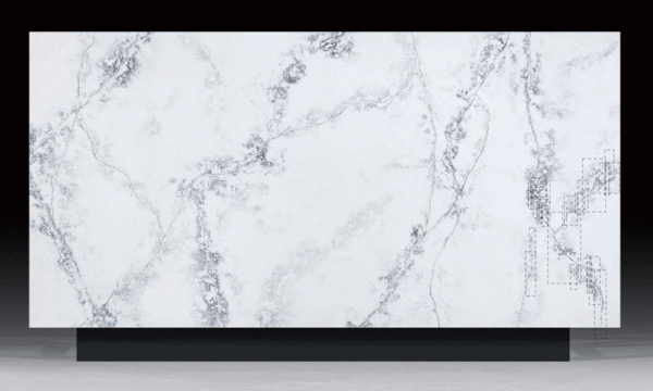 Artificial Quartz Slab Calacatta Black Quartz Stone Black Stone Polished Solid Surface Quartz Slab