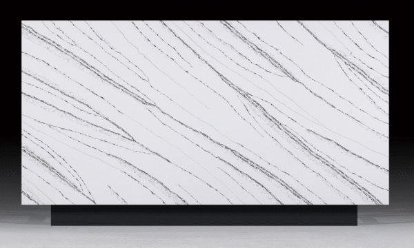 China wholesale price white calacatta polished artificial quartz slab kitchen countertop