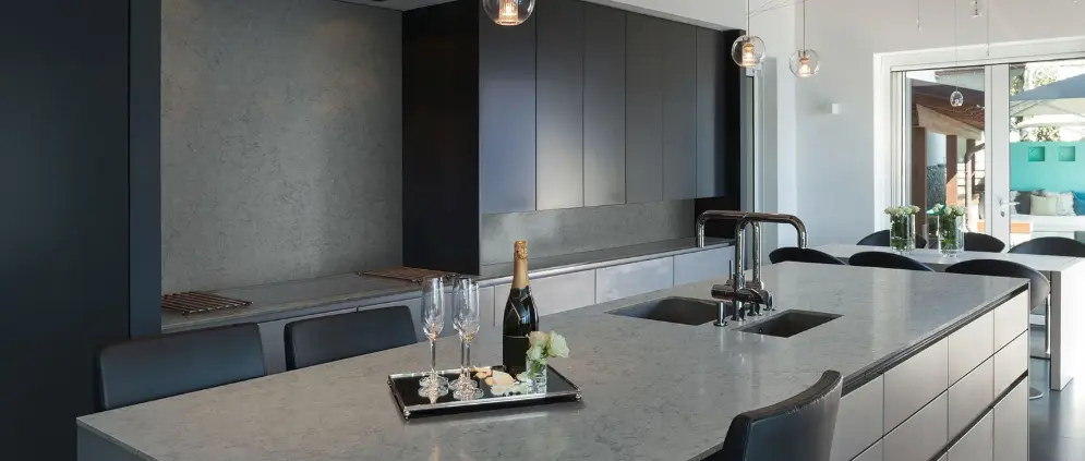 Sky Grey quartz stone