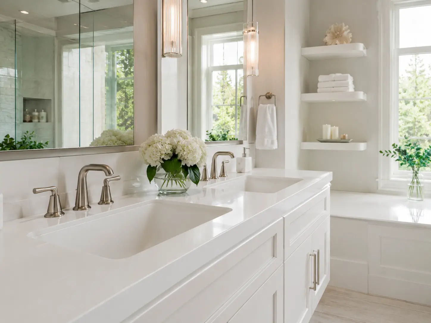 Solid white quartz countertops supplier