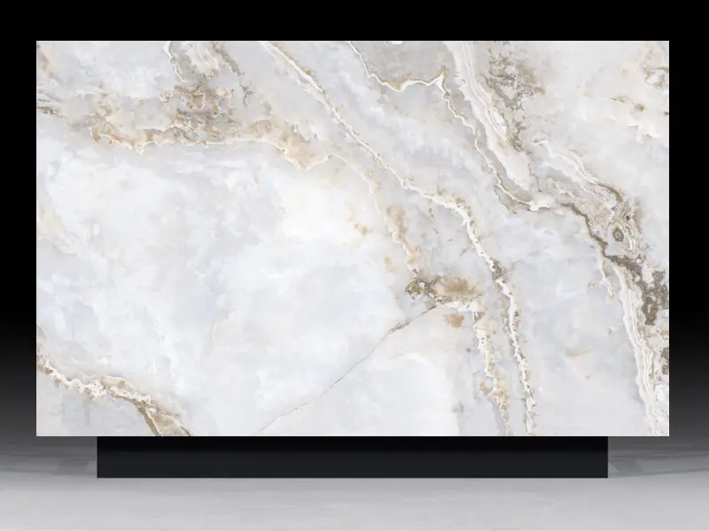 Crystal Ice Jade Onyx Quartz Slab Translucent Luxury for Modern Architecture